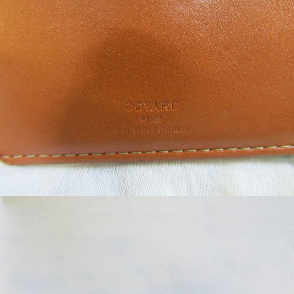 Authentic 2006 Goyard Bifold Wallet Black & Tan - Picture 13 of 16